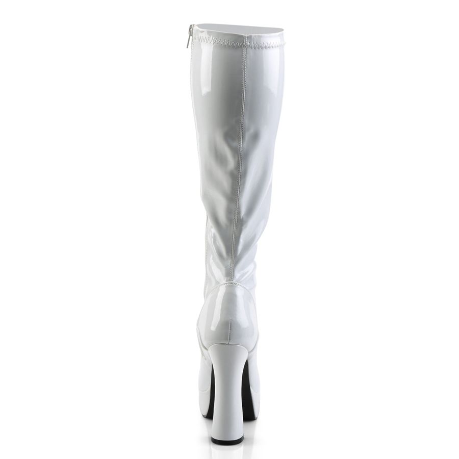 Bottes Hautes Pleaser Electra-2000Z Blanche Femme | MLB-0598440