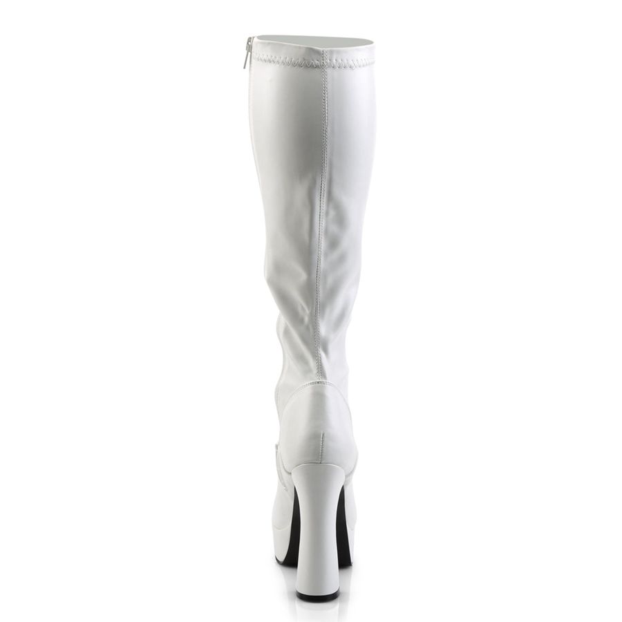 Bottes Hautes Pleaser Electra-2000Z Blanche Femme | DWN-1785702