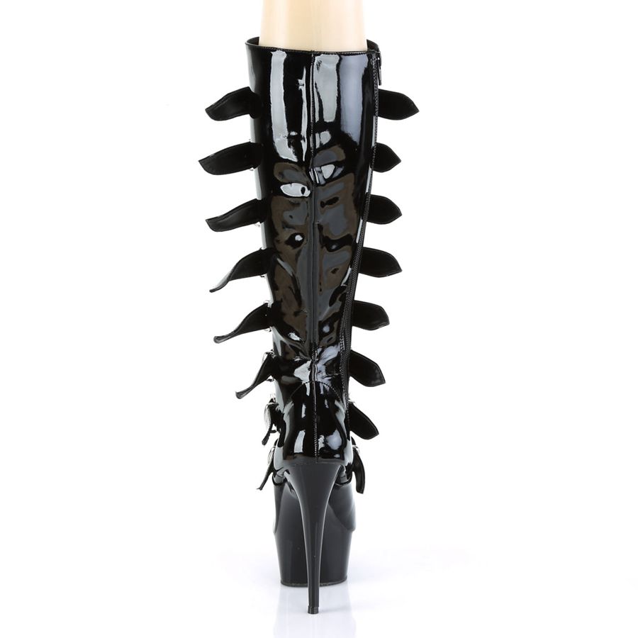 Bottes Hautes Pleaser Delight-2049 Noir Femme | CMI-0034112