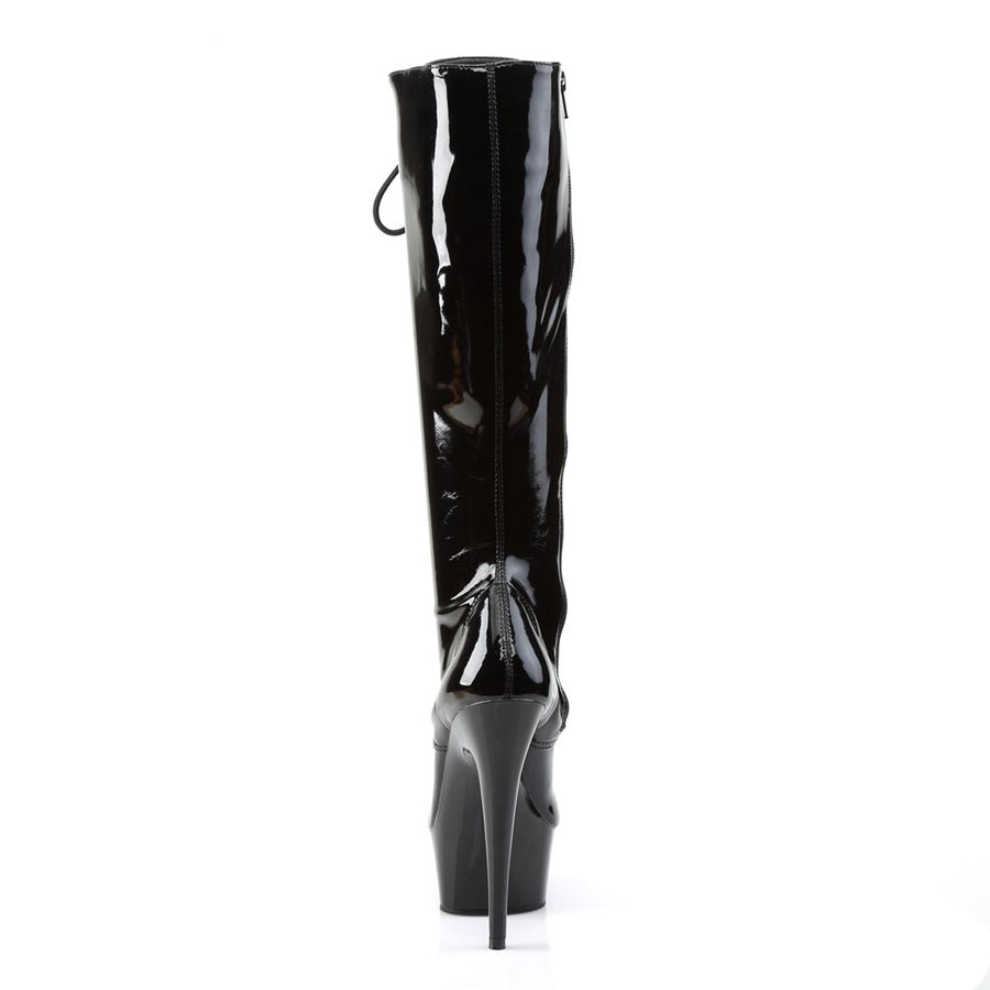 Bottes Hautes Pleaser Delight-2023 Noir Femme | KJU-3227592