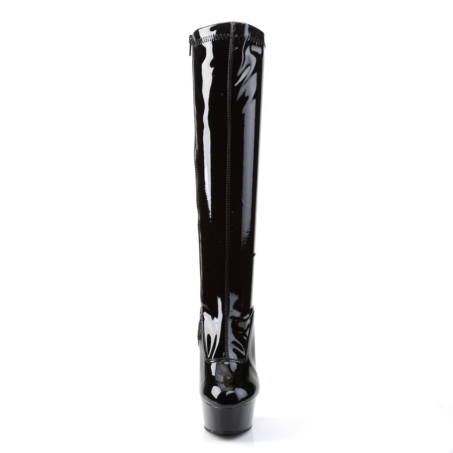 Bottes Hautes Pleaser Delight-2000 Noir Femme | WLP-7542133