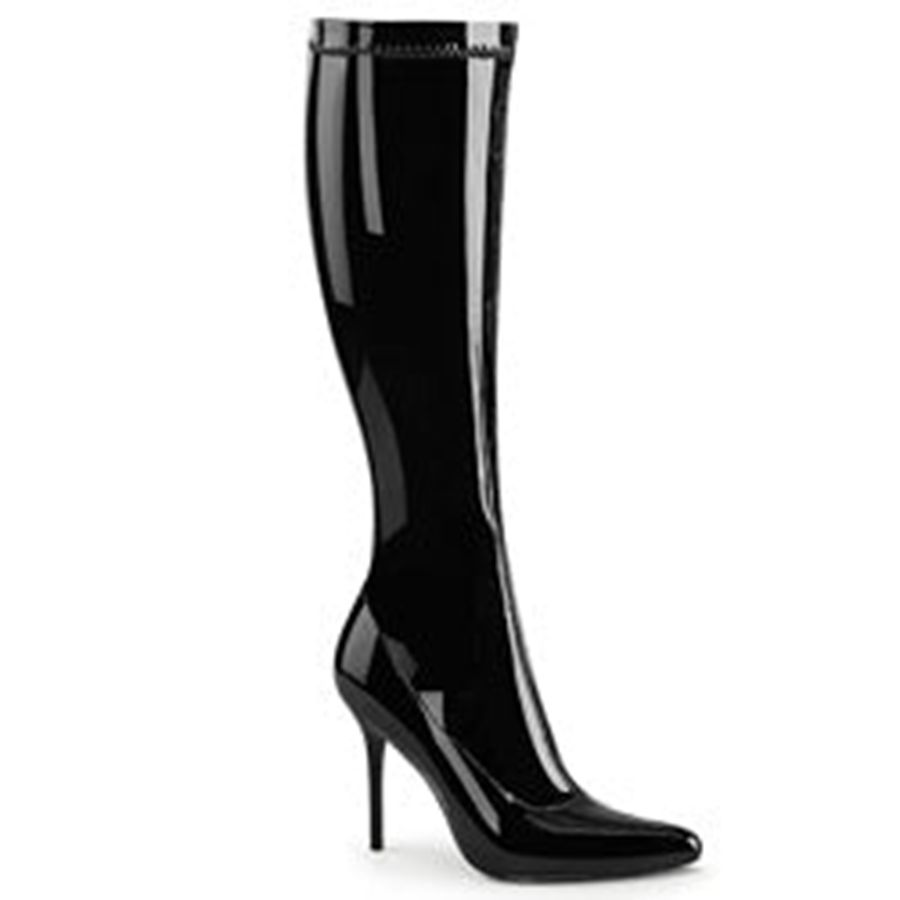 Bottes Hautes Pleaser Classique-2000 Noir Femme | FZN-0521543