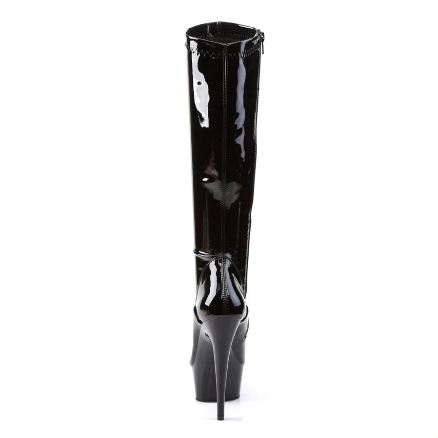 Bottes Hautes Pleaser Delight-2000 Noir Femme | WLP-7542133