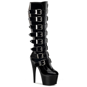 Bottes Hautes Pleaser Adore-2043 Noir Femme | GRE-9158212