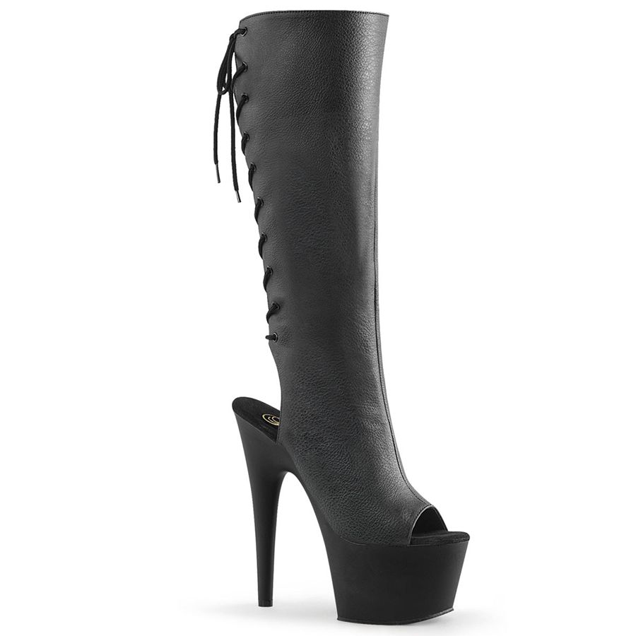 Bottes Hautes Pleaser Adore-2018 Noir Femme | VMH-1392161