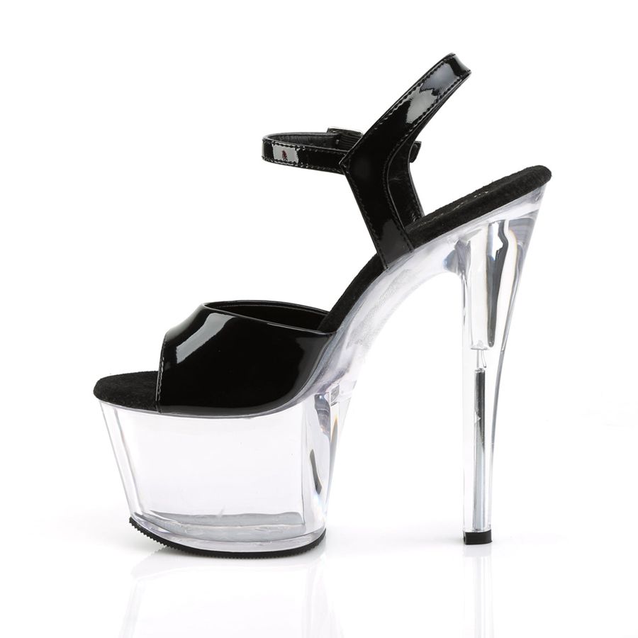 Sandales Bride Cheville Pleaser Sky-309 Clear Femme | PJH-2599984