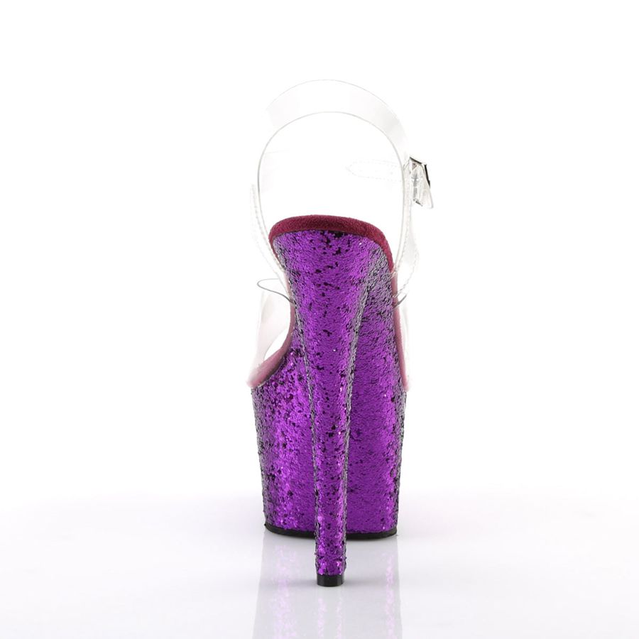 Sandales Bride Cheville Pleaser Sky-308LG Violette Femme | OXG-2994140