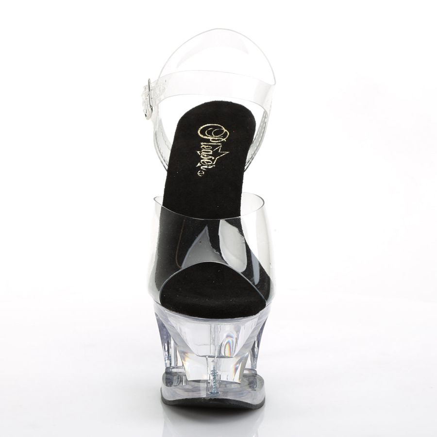 Sandales Bride Cheville Pleaser Moon-708 Clear Femme | KJB-4260837