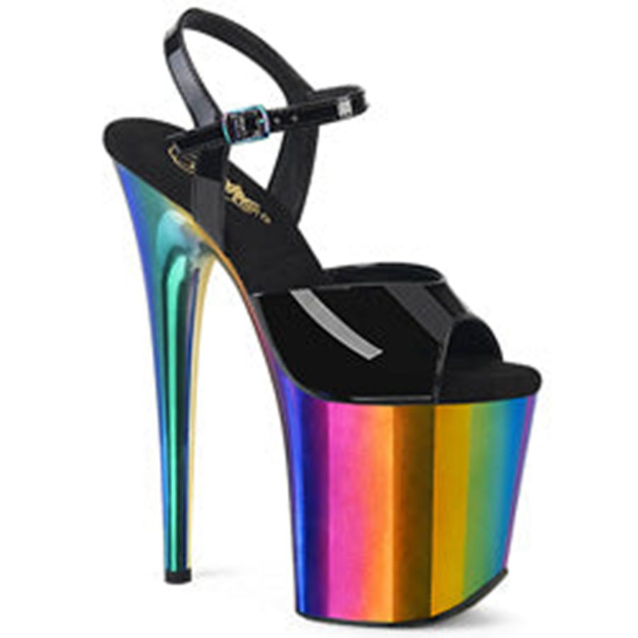 Sandales Bride Cheville Pleaser Flamingo-809RC Multicolore Femme | VWC-7045038